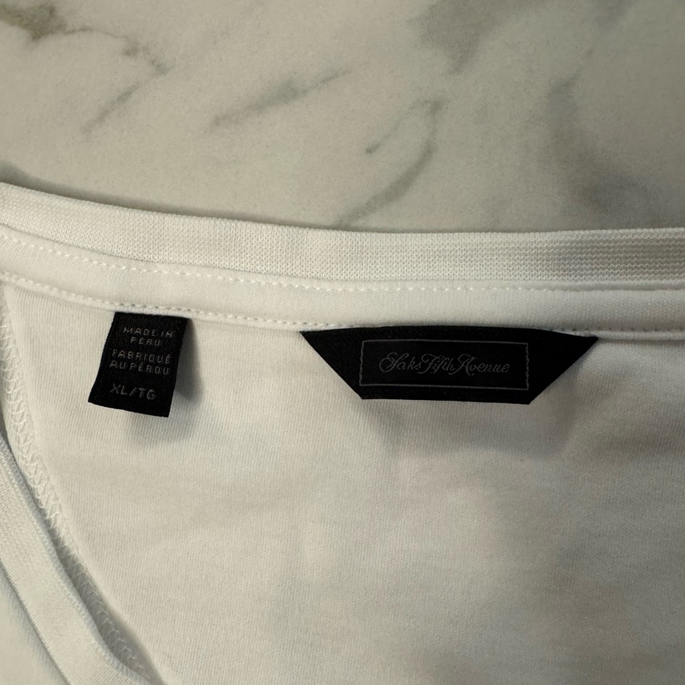 Saks Fifth Avenue White Top XL